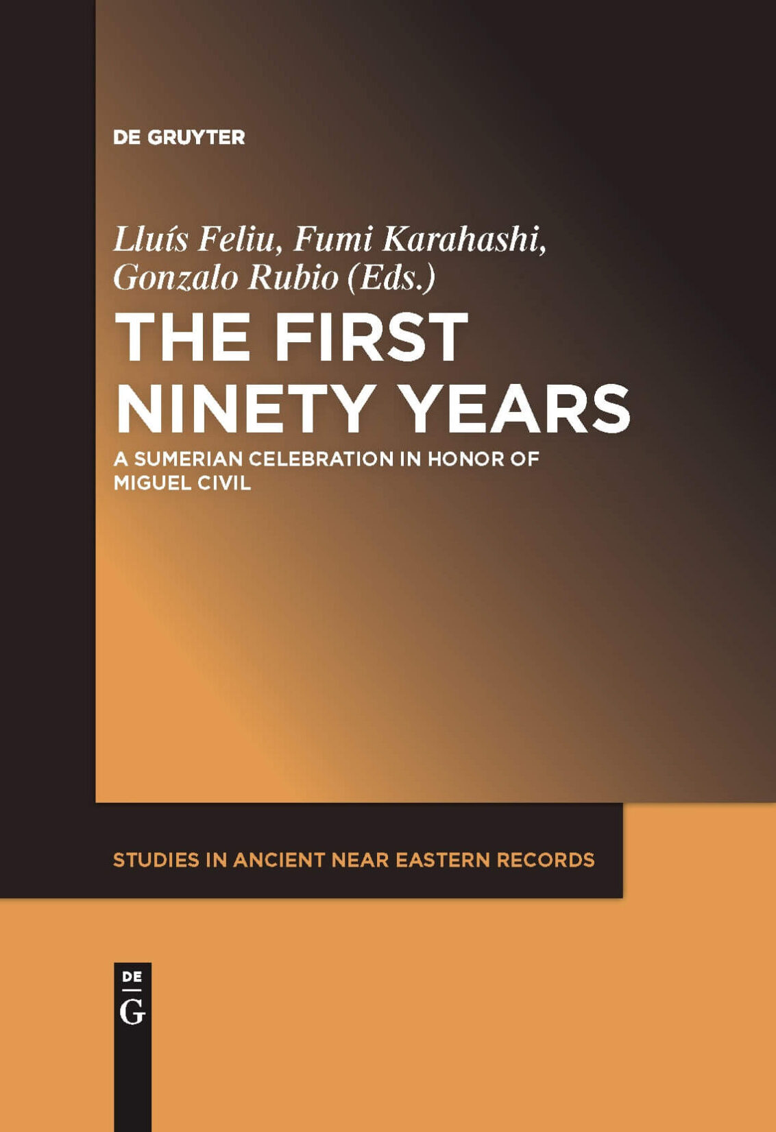 Gonzalo Rubio The First Ninety Years Bookcover